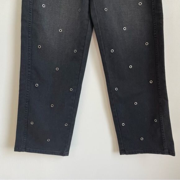 Current/Elliott Wide Leg Jean in Faded Black - 27 - Picture 5 of 8